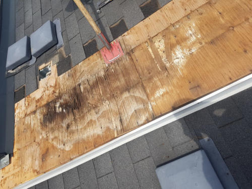 Removal of old shingles