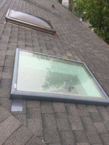 Skylight Replacement with New Flashing