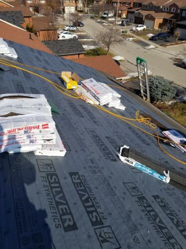 New Roofing Materials Being Installed