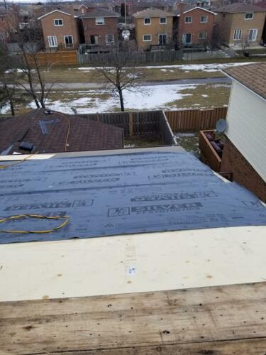 New Roofing Materials Installation