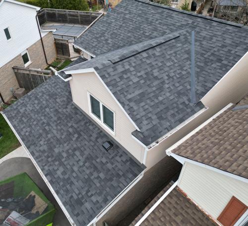 Burlington Roof Replacement with Malarkey Midnight Black Shingles