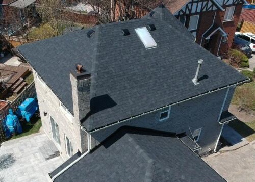 Skylight on shingle roof in Mississauga
